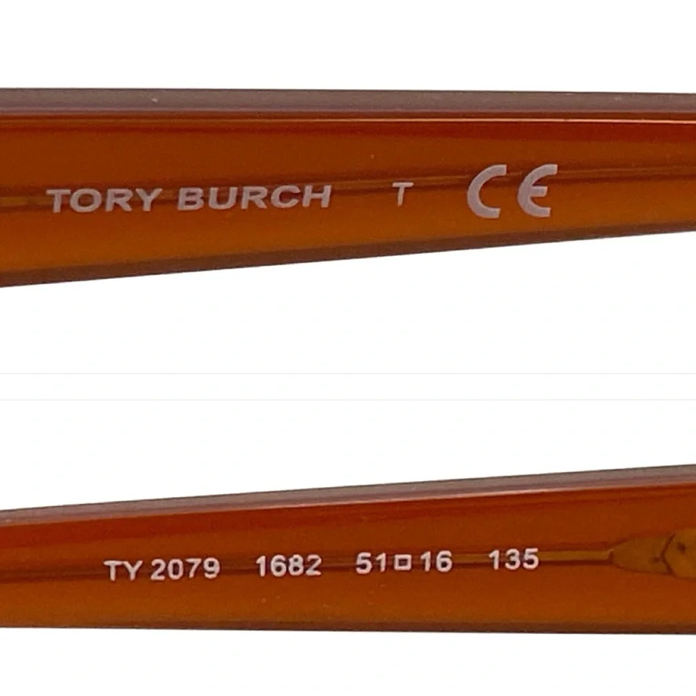 Tory Burch Square Pearl Brown Tortoise/Havana Eyeglasses Frame TY2079 1682